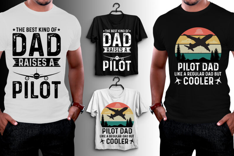 Pilot Dad T-Shirt Design