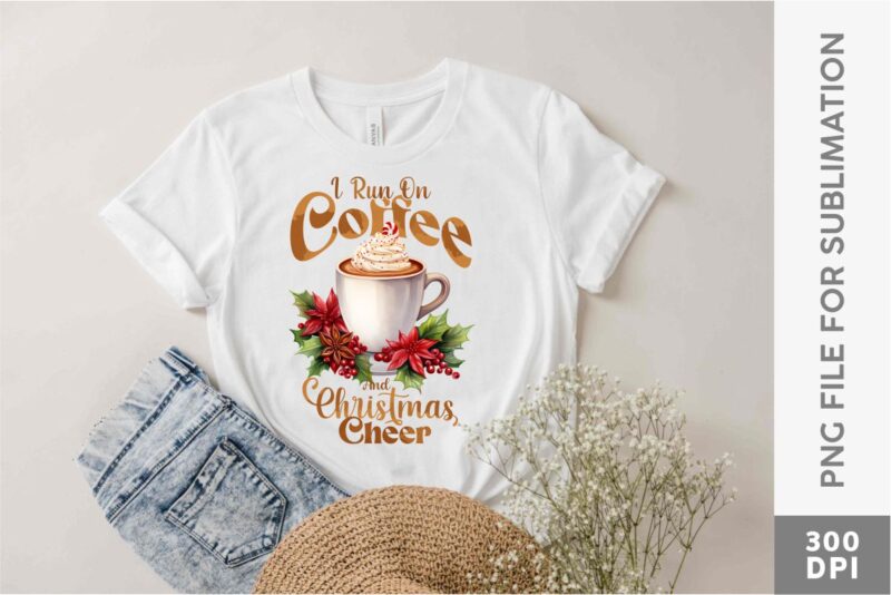 Christmas Coffee Latte Sublimation PNG Designs Bundle