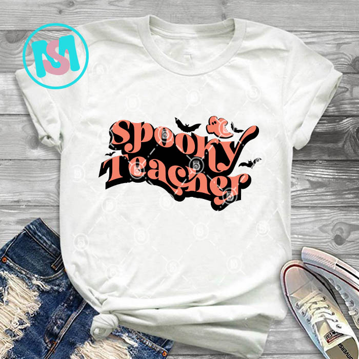 Halloween Teacher Bundle, Boo, Ghost, Teacher, Spooky Digital Download