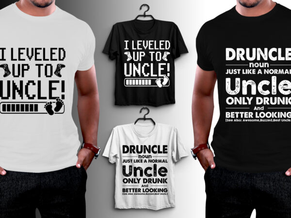 Uncle t-shirt design