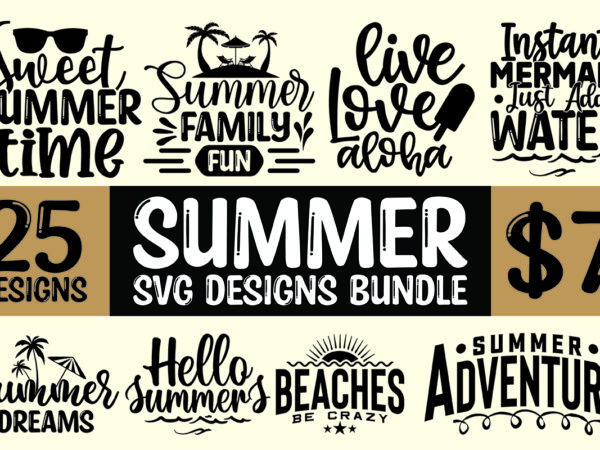 Summer svg designs bundle