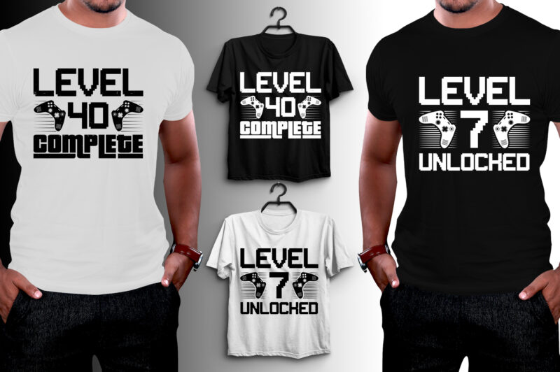 Video Gamer Birthday T-Shirt Design