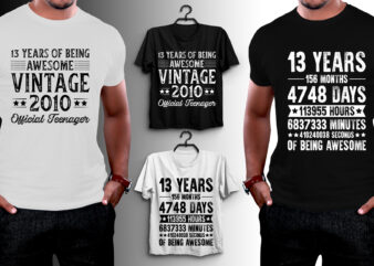 Vintage Birthday T-Shirt Design
