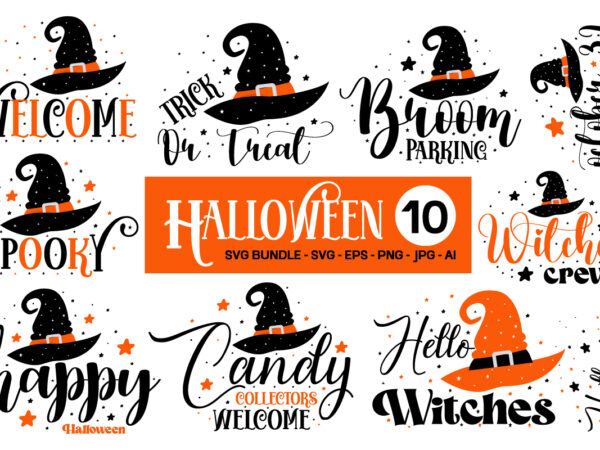 Halloween t-shirt design bundle