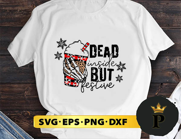 dead inside but festive skeleton han christmas SVG, Merry Christmas SVG, Xmas SVG PNG DXF EPS