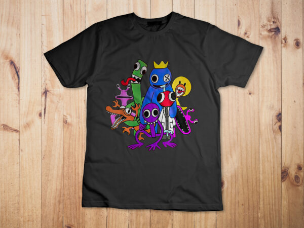 Funny rainbow friends friends rainbowfriends t-shirt design