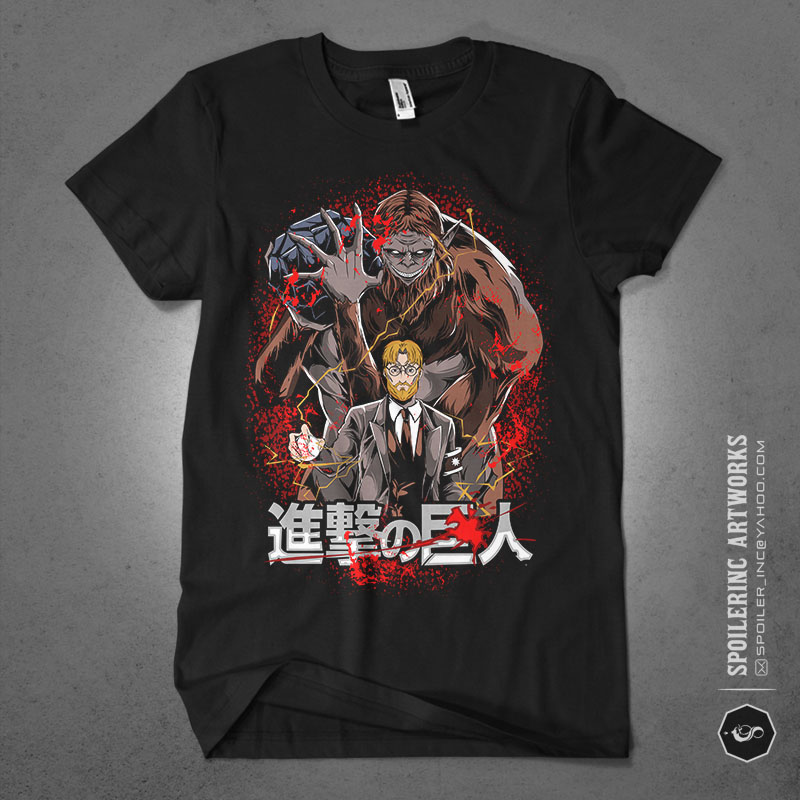 populer anime lover tshirt design bundle illustration part 10