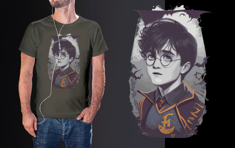 Cute Harry Potter Witch Tshirt Design