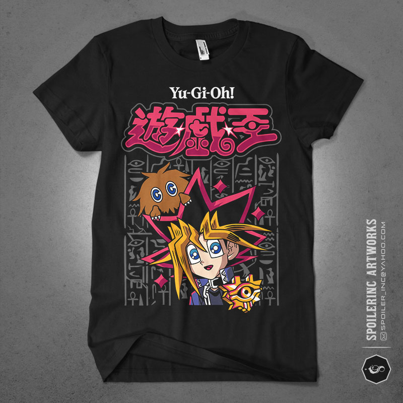 populer anime lover tshirt design bundle illustration part 11