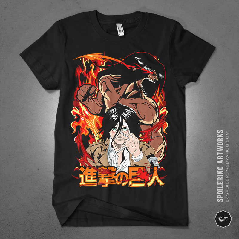 populer anime lover tshirt design bundle illustration part 11