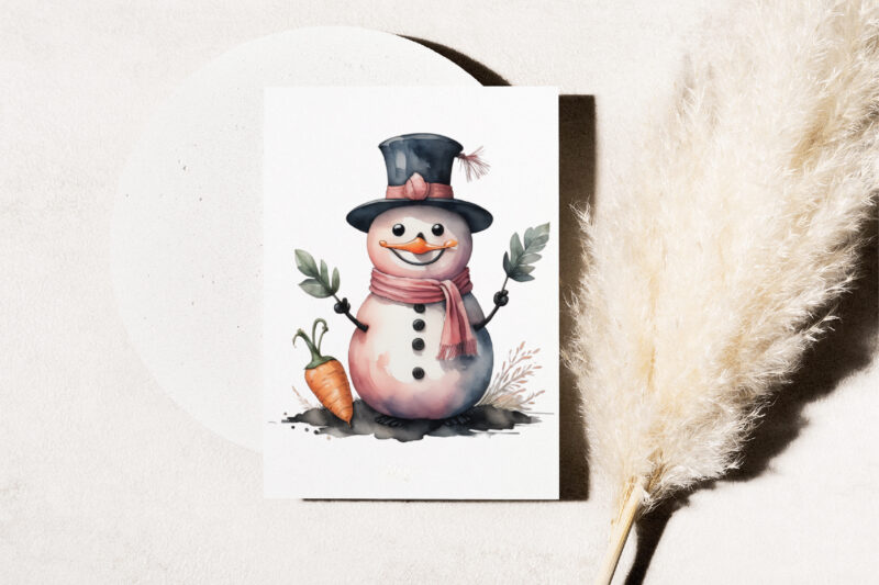 Christmas Watercolor Sublimation