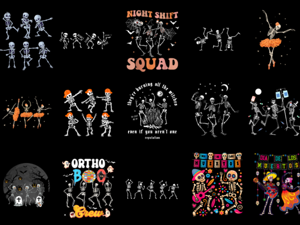 15 dancing skeleton shirt designs bundle for commercial use part 1, dancing skeleton t-shirt, dancing skeleton png file, dancing skeleton digital file, dancing skeleton gift, dancing skeleton download, dancing skeleton design amz