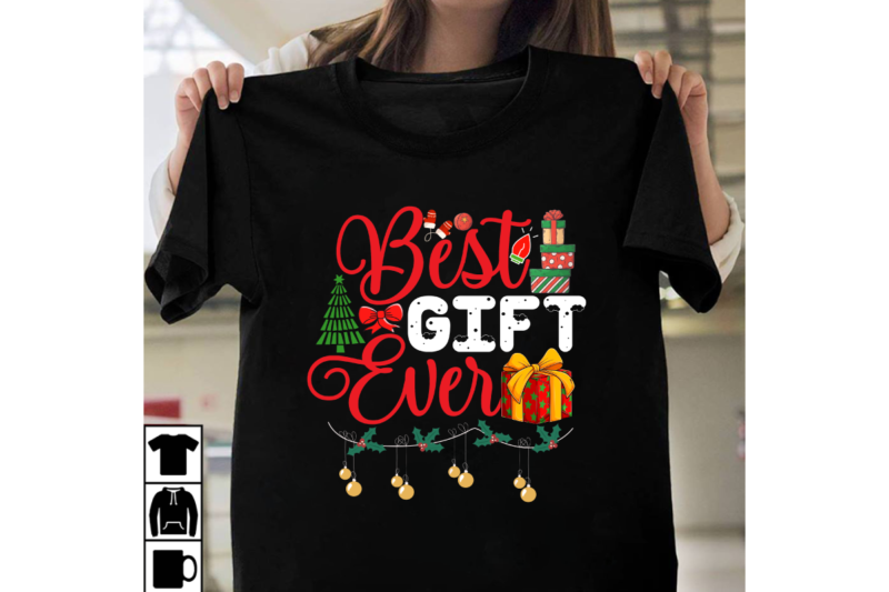 Best Gift Ever T-shirt Design, Winter SVG Bundle, Christmas Svg