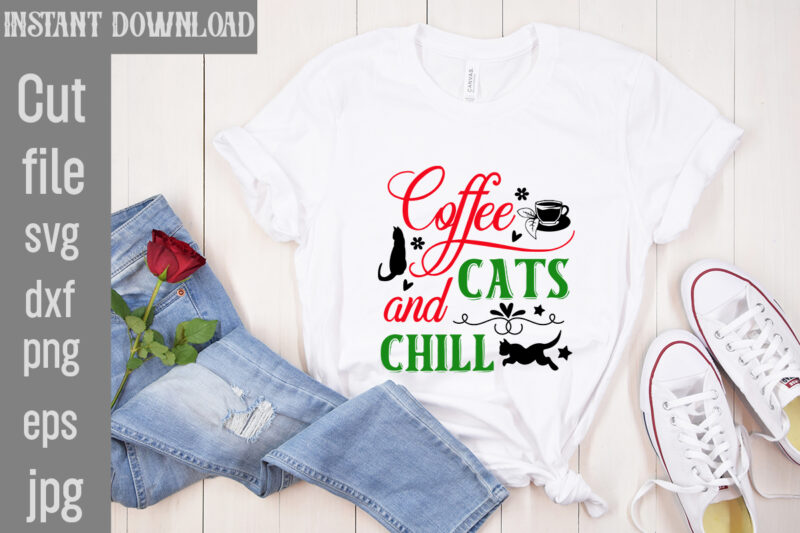 Cat Christmas T-shirt Designs Bundle,20 Designs,Cat Christmas Ornament Svg Bundle Cat Christmas Svg Bundle, Pet Christmas Ornament Svg Bundl