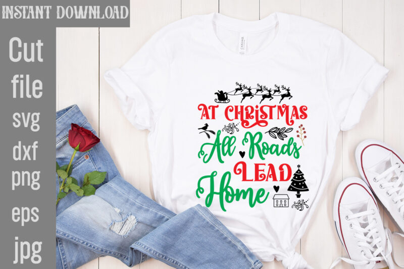 Christmas T-shirt Designs Bundle, 20 Designs,On Sell Designs,Christmas Designs Bundle,Christmas SVG Design, Christmas Tree Bundle, Christmas