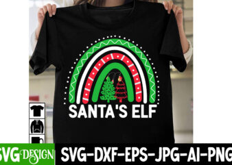 Santa’s ELF T-Shirt Design, Santa’s ELF Vector t-Shirt Design, I m Only a Morning Person On December 25 T-Shirt Design, I m Only a Morning Person On December 25 Vector