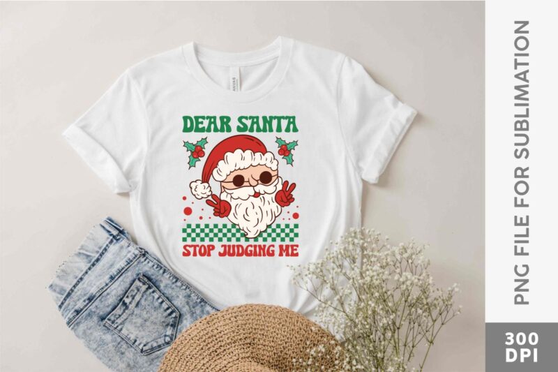 Retro Christmas Vintage T-shirt Designs Sublimation Bundle, Retro X-mas Designs for T-shirt