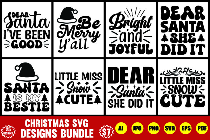 Christmas svg Designs Bundle