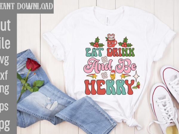 Eat drink and be merry t-shirt design,check your elf before you wreck your elf t-shirt design,balls deep into christmas t-shirt design,baking spirits bright t-shirt design,you have such a pretty face