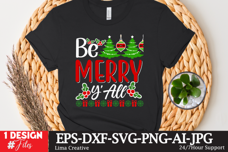 Be Merry Y’All Christmas SVG Bundle, Christmas SVG, Winter svg, Santa SVG, Holiday, Merry Christmas, Elf svg, Funny Christmas Shirt, Cut File for Cricut Christmas SVG Bundle, Merry Christmas svg,