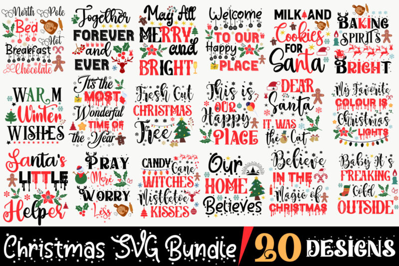 Christmas T-Shirt Bundle , On sell Designs, Big Sell Designs,Christmas Vector T-Shirt Design , Santa Vector T-Shirt Design , Christmas Sublimation Bundle , Christmas SVG Mega Bundle , 220 Christmas