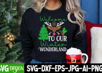 Welcome to Our Wonderland T-Shirt Design, Welcome to Our Wonderland Vector T-Shirt Design, I m Only a Morning Person On December 25 T-Shirt Design, I m Only a Morning Person