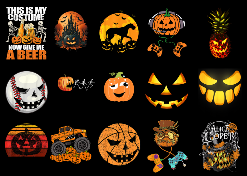 15 Halloween Jack O' Lantern Shirt Designs Bundle For Commercial Use Part 4, Halloween Jack O' Lantern T-shirt, Halloween Jack O' Lantern png file, Halloween Jack O' Lantern digital file,