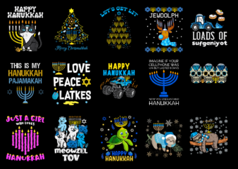 15 Hanukkah Chanukah Shirt Designs Bundle For Commercial Use Part 4, Hanukkah Chanukah T-shirt, Hanukkah Chanukah png file, Hanukkah Chanukah digital file, Hanukkah Chanukah gift, Hanukkah Chanukah download, Hanukkah Chanukah design AMZ