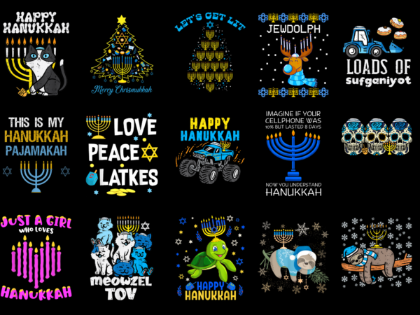 15 hanukkah chanukah shirt designs bundle for commercial use part 4, hanukkah chanukah t-shirt, hanukkah chanukah png file, hanukkah chanukah digital file, hanukkah chanukah gift, hanukkah chanukah download, hanukkah chanukah design amz