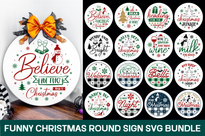 Christmas Round Sign Png Bundle ,Christmas SVG Bundle Volume 3, Winter svg, Santa SVG, Holiday, Merry Christmas, Christmas Bundle, Funny Christmas Shirt, Cut File Cricut,CHRISTMAS MEGA BUNDLE, 260+ Designs, Heather