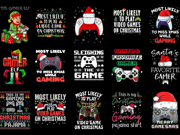 15 christmas gaming shirt designs bundle for commercial use part 4, christmas gaming t-shirt, christmas gaming png file, christmas gaming digital file, christmas gaming gift, christmas gaming download, christmas gaming design amz