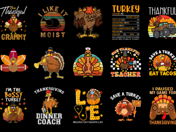 15 thanksgiving turkey shirt designs bundle for commercial use part 6, thanksgiving turkey t-shirt, thanksgiving turkey png file, thanksgiving turkey digital file, thanksgiving turkey gift, thanksgiving turkey download, thanksgiving turkey design amz