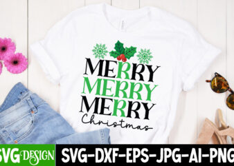 Merry Christmas T-Shirt Design, Merry Christmas Vector t-Shirt Design, Merry Christmas Design, Merry Christmas Sublimation Design PNG, Merry
