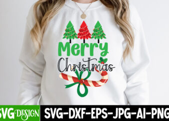 Merry Christmas T-Shirt Design, Merry Christmas Vector T-Shirt Design, Dabbing Around The Christmas Tree T-shirt Design, Winter SVG Bundle,
