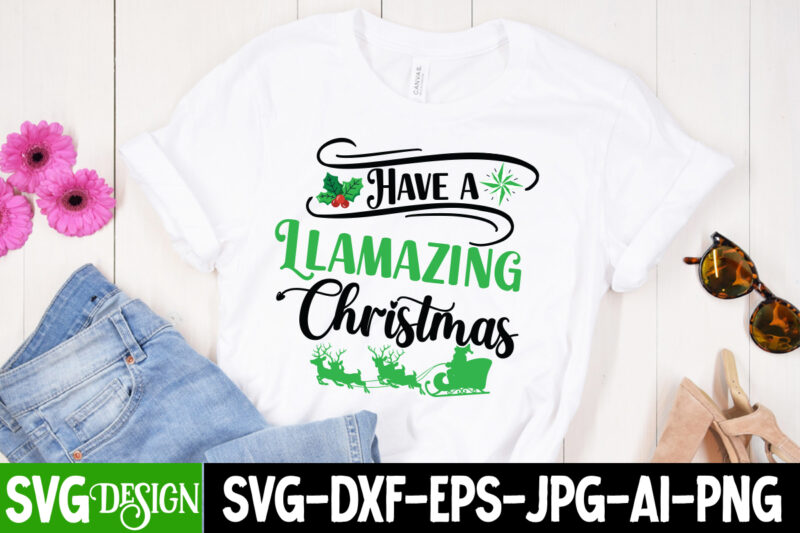 Christmas T-Shirt Design Bundle, Christmas T-Shirt Design, Christmas SVG Bundle, Christmas Vector Bundle