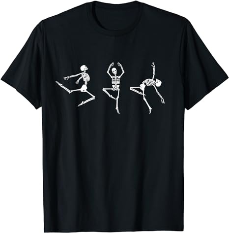 15 Dancing Skeleton Shirt Designs Bundle For Commercial Use Part 3