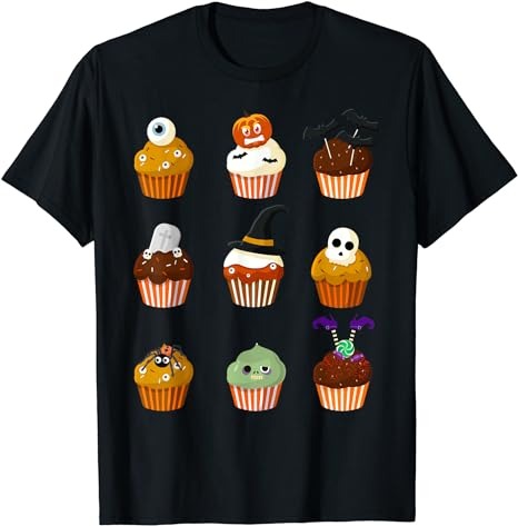 15 Halloween Cupcake Shirt Designs Bundle For Commercial Use Part 1, Halloween Cupcake T-shirt, Halloween Cupcake png file, Halloween Cupcake digital file, Halloween Cupcake gift, Halloween Cupcake download, Halloween Cupcake design AMZ