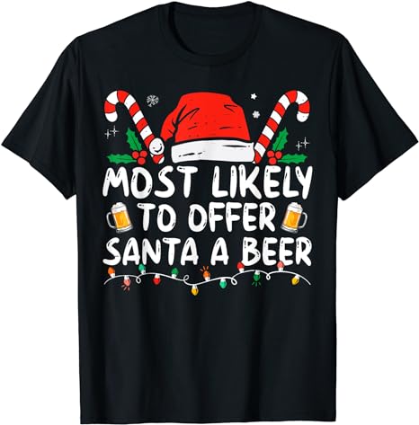 15 Most Likely To Christmas Shirt Designs Bundle For Commercial Use Part 2, Most Likely To Christmas T-shirt, Most Likely