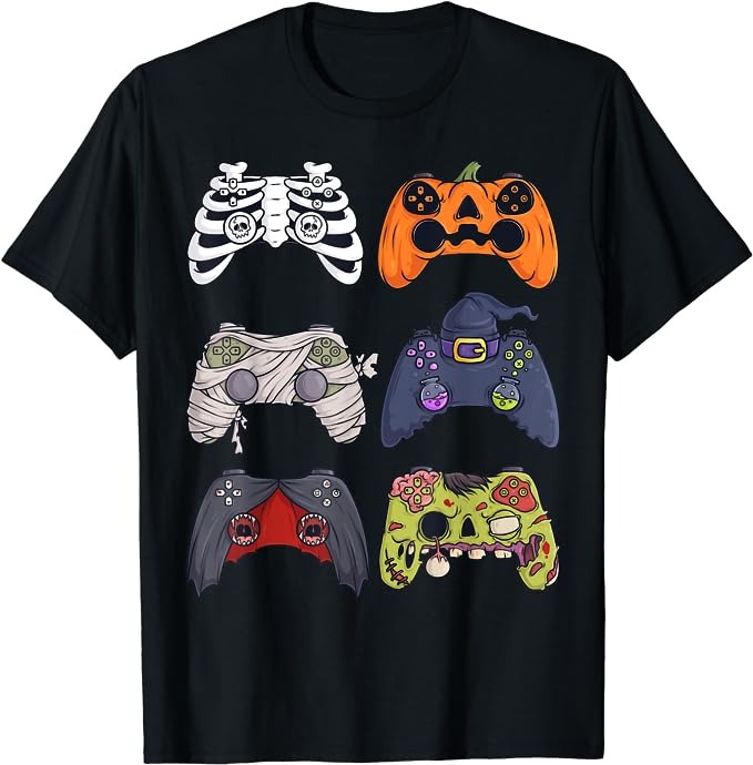 15 Gaming Halloween Shirt Designs Bundle For Commercial Use Part 1, Gaming Halloween T-shirt, Gaming Halloween png file, Gaming Halloween digital file, Gaming Halloween gift, Gaming Halloween download, Gaming Halloween design AMZ