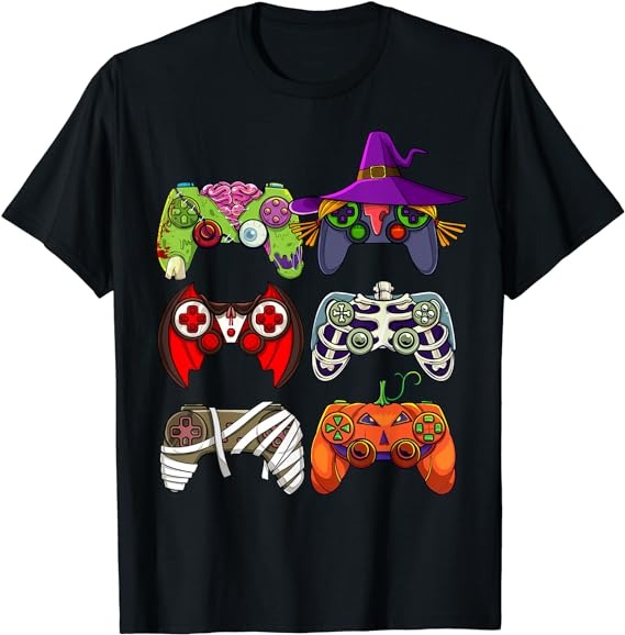 15 Gaming Halloween Shirt Designs Bundle For Commercial Use Part 1, Gaming Halloween T-shirt, Gaming Halloween png file, Gaming Halloween digital file, Gaming Halloween gift, Gaming Halloween download, Gaming Halloween design AMZ