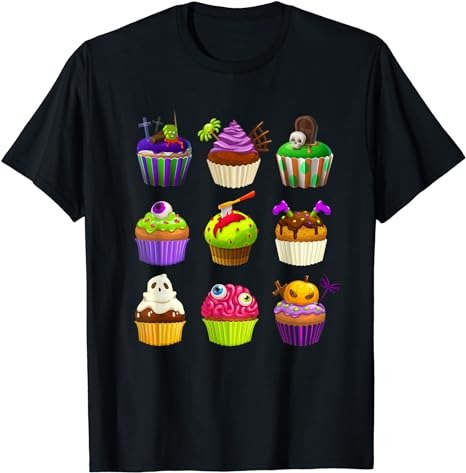 15 Halloween Cupcake Shirt Designs Bundle For Commercial Use Part 1, Halloween Cupcake T-shirt, Halloween Cupcake png file, Halloween Cupcake digital file, Halloween Cupcake gift, Halloween Cupcake download, Halloween Cupcake design AMZ