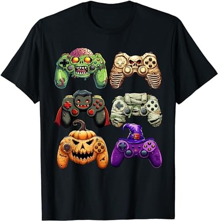 15 Gaming Halloween Shirt Designs Bundle For Commercial Use Part 1, Gaming Halloween T-shirt, Gaming Halloween png file, Gaming Halloween digital file, Gaming Halloween gift, Gaming Halloween download, Gaming Halloween design AMZ