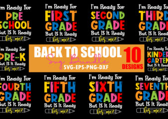Back to School Svg Bundle, I’m Ready To Crush Svg, Dinosaur Svg, Preschool, Pre-K, Kindergarten, 1st Grade, 2nd Grade, 3rd Grade, 4th Grade, Back to School SVG, Teacher svg, School,