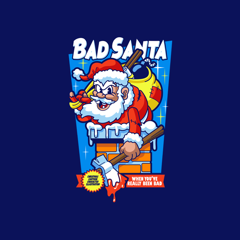 Bad SantaBad Santa, really been bad - Buy t-shirt designs