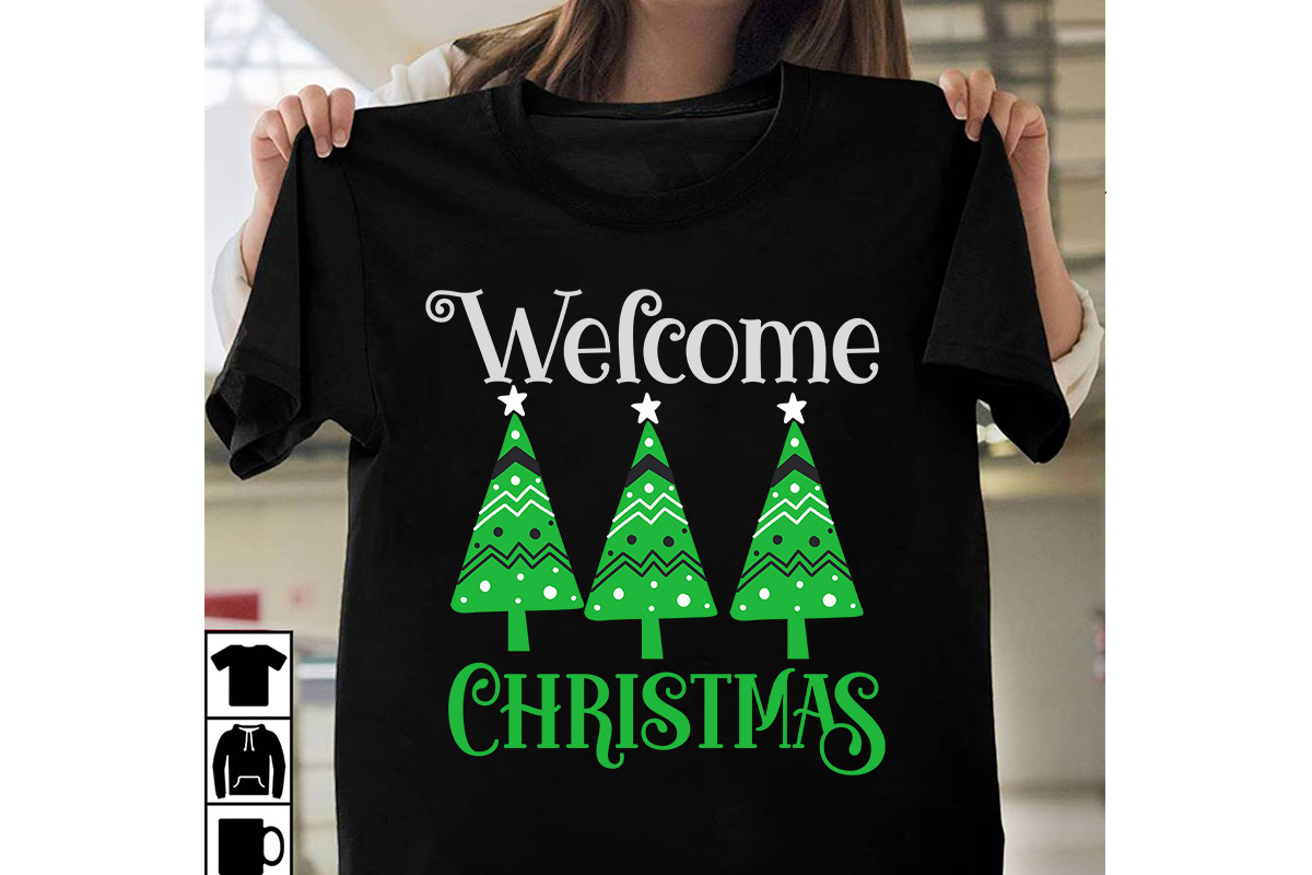 welcome-christmas-t-shirt-design-welcome-christmas-vector-t-shirt