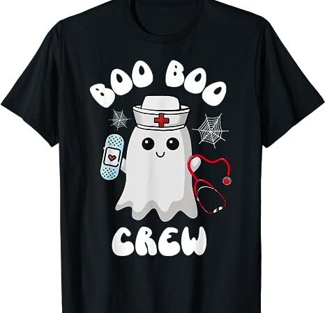 Boo boo crew cute nurse ghost funny halloween womens kids t-shirt png file