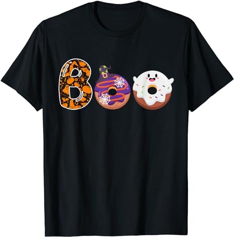 Boo Donuts Ghost funny Halloween donut T-Shirt png file