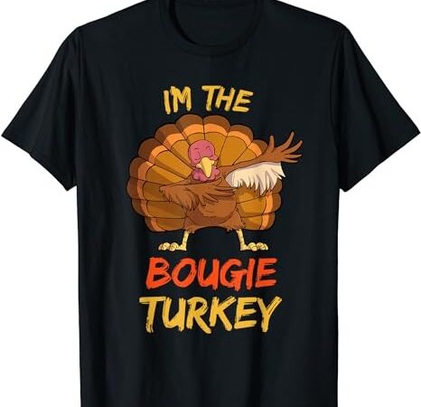 Bougie turkey matching family group thanksgiving party pj t-shirt