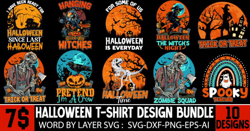 Halloween T-shirt Design Bundle ,T-shirt Design, Halloween SVG T-shirt Design Bundle ,MEGA HALLOWEEN BUNDLE 2, 130 Designs, Heather Roberts Art Bundle, Halloween svg, Fall svg, Thanksgiving svg, Cut Files Cricut,