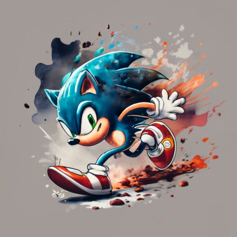 Campbell t-shirt design, Sonic the hedgehog. PNG File - Buy t-shirt designs